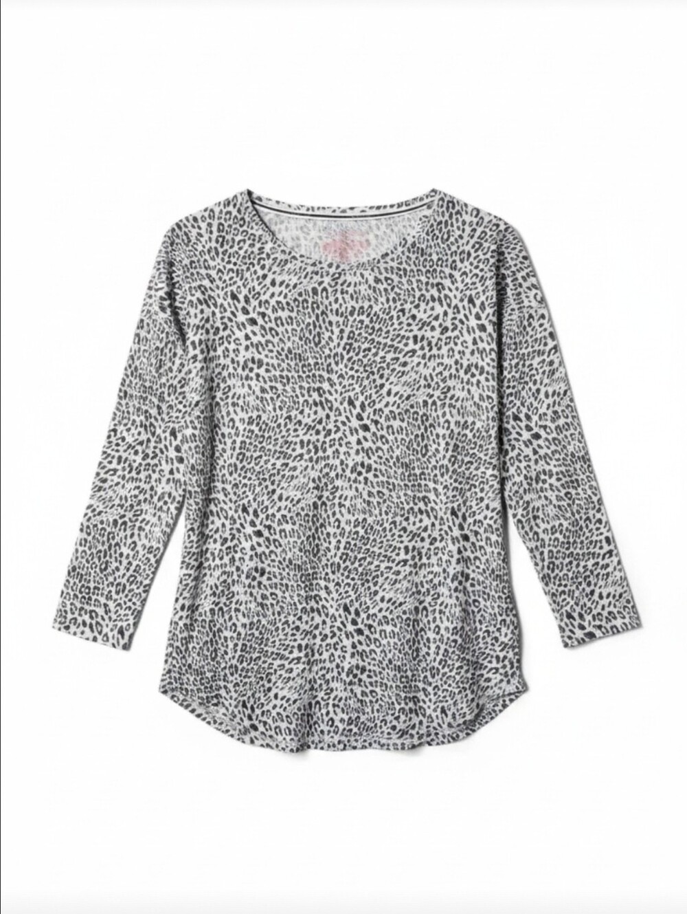 Victoria's Secret PINK Leopard / Cheetah Print Long Sleeve Knit Top